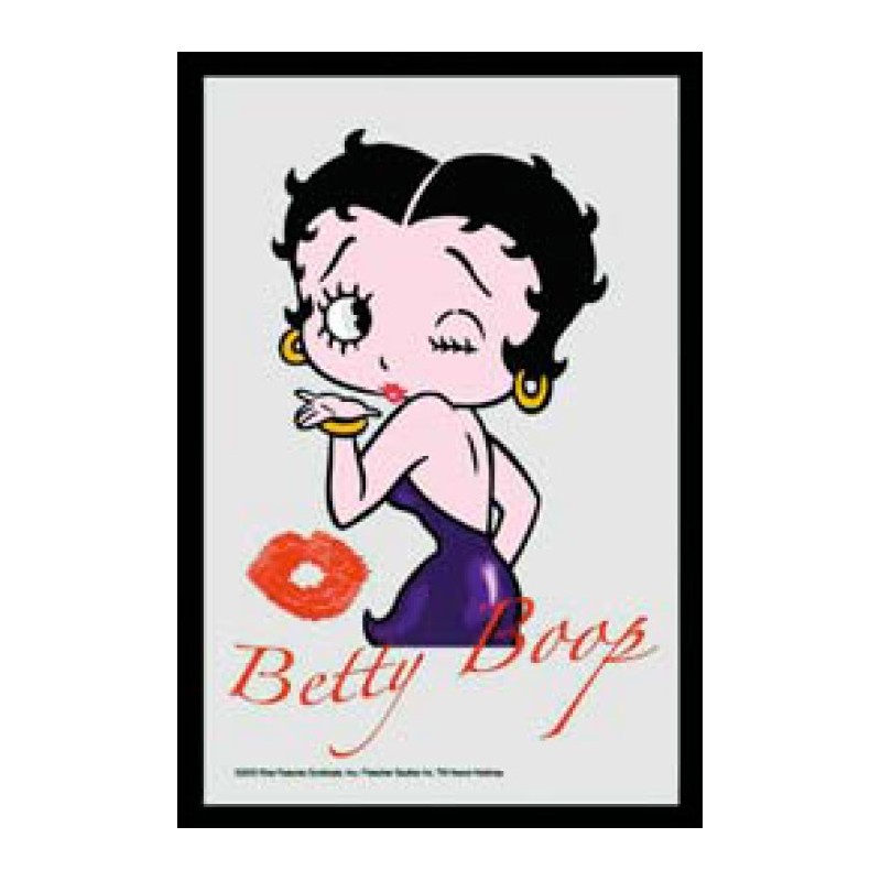 Miroir Betty Boop envoie un bisou