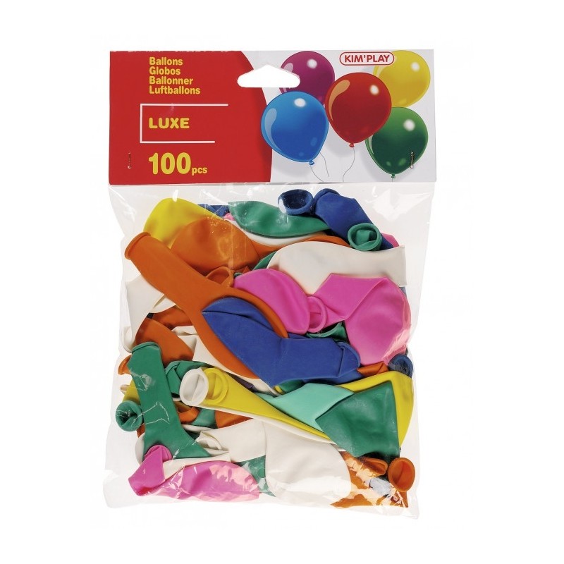 100 ballons assortis