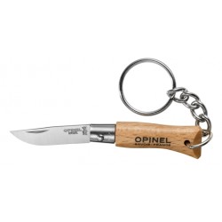 Couteau Opinel porte-clés n° 02 - bois hêtre