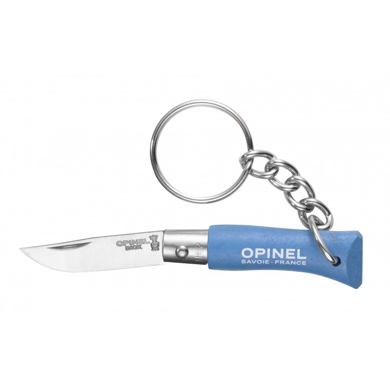 Couteau Opinel porte-clés n° 02 - manche bleu