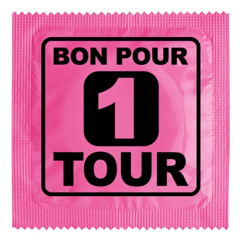 Préservatif "Bon pour un tour"