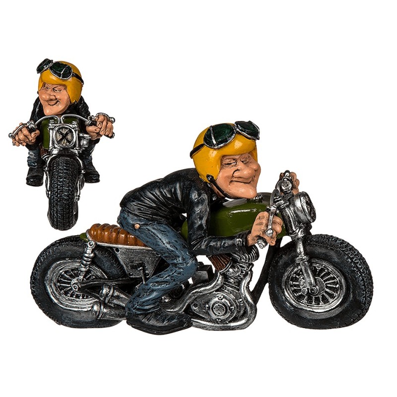 Statuette biker motor Q2-6 18cm idees cadeaux motards