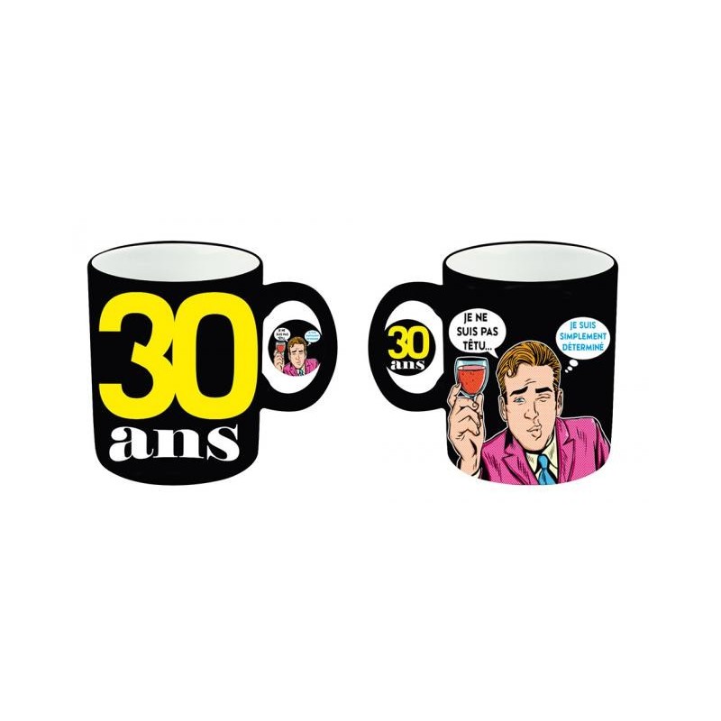 Mug 30 ans homme - Déterminé