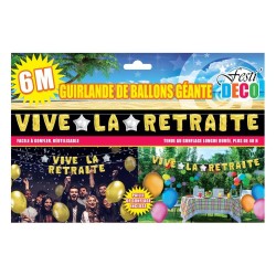 Guirlande Ballons Retraite