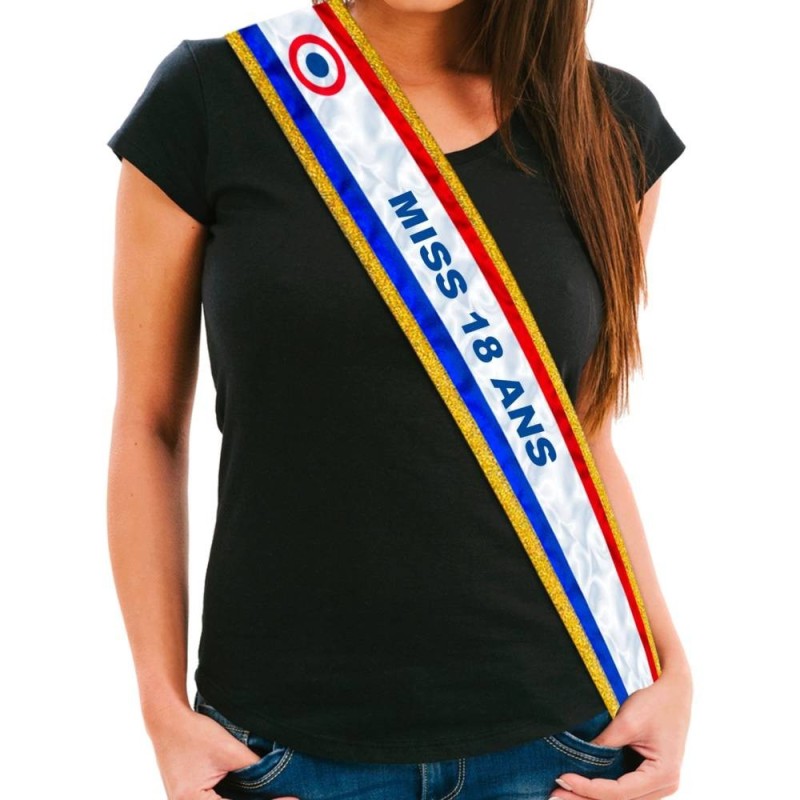 Echarpe Miss 18 ans + Diplôme