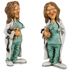 Figurine Médecin femme en polyrésine