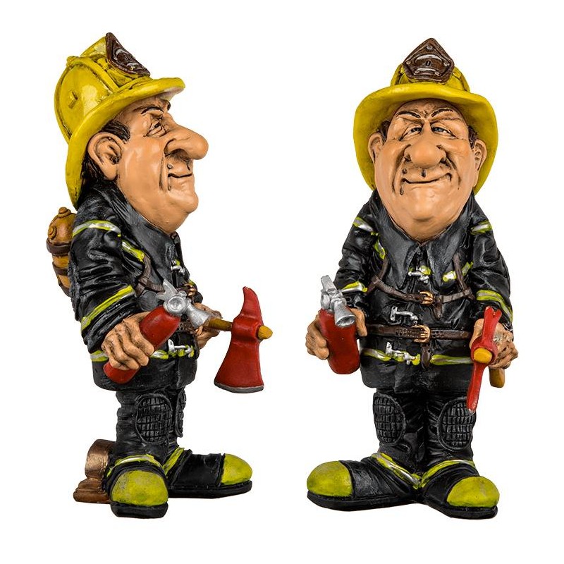 Figurine Pompier en polyrésine