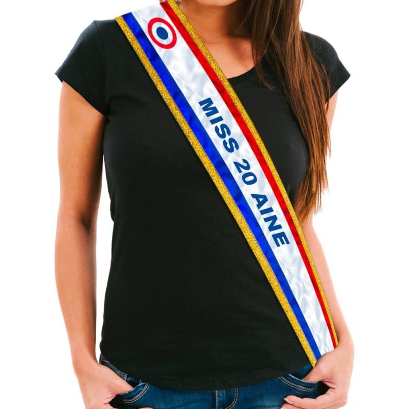 Echarpe Miss 20 ans + Couronne et Diplôme