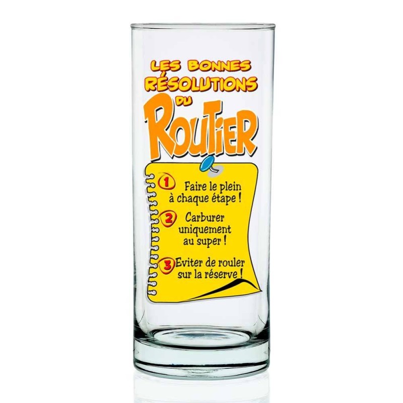 Verre Les bonnes résolutions du Routier