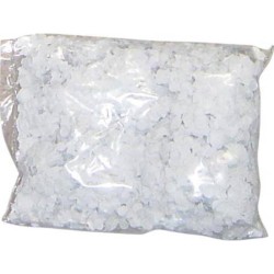 Sachet 1kg confettis blancs fluorescents