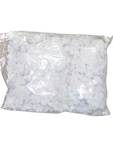 Sachet 1kg confettis blancs fluorescents