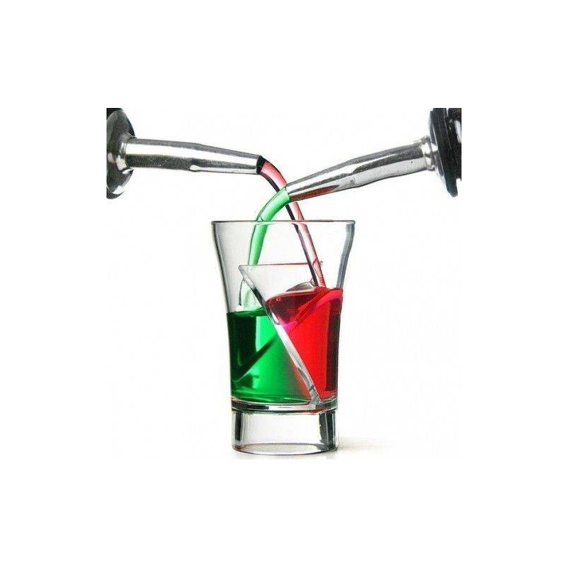 5 verres double shooter - Twister shots