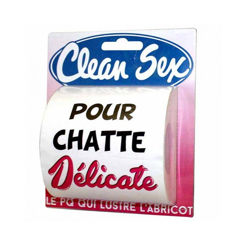 Rouleau papier WC Clean Sex femme