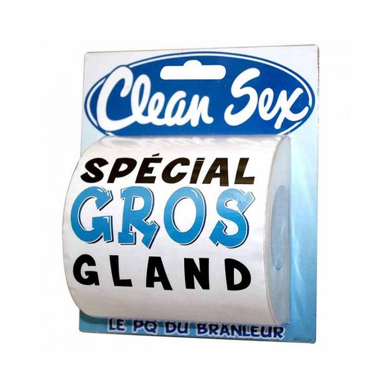 Rouleau papier WC Clean Sex homme