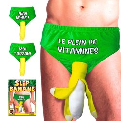Slip banane "Le plein de vitamines"