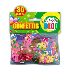 confettis 30 ans