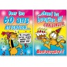 Carte anniversaire maxi Garfield 60 ans
