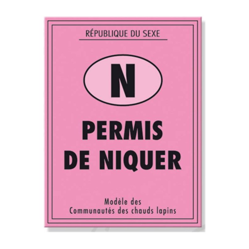 Permis de niquer