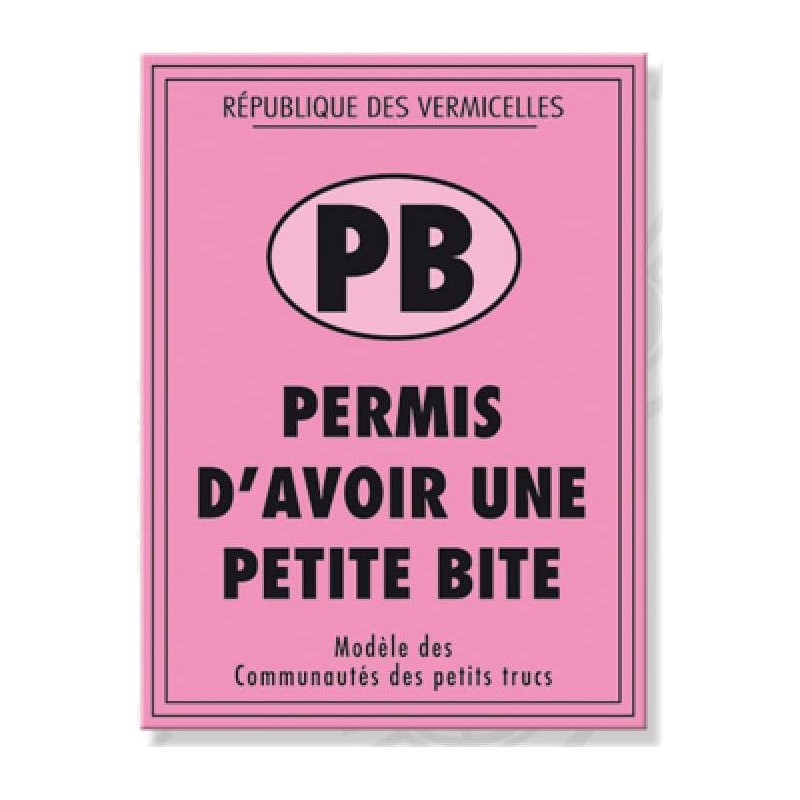 Permis d'avoir une petite bite