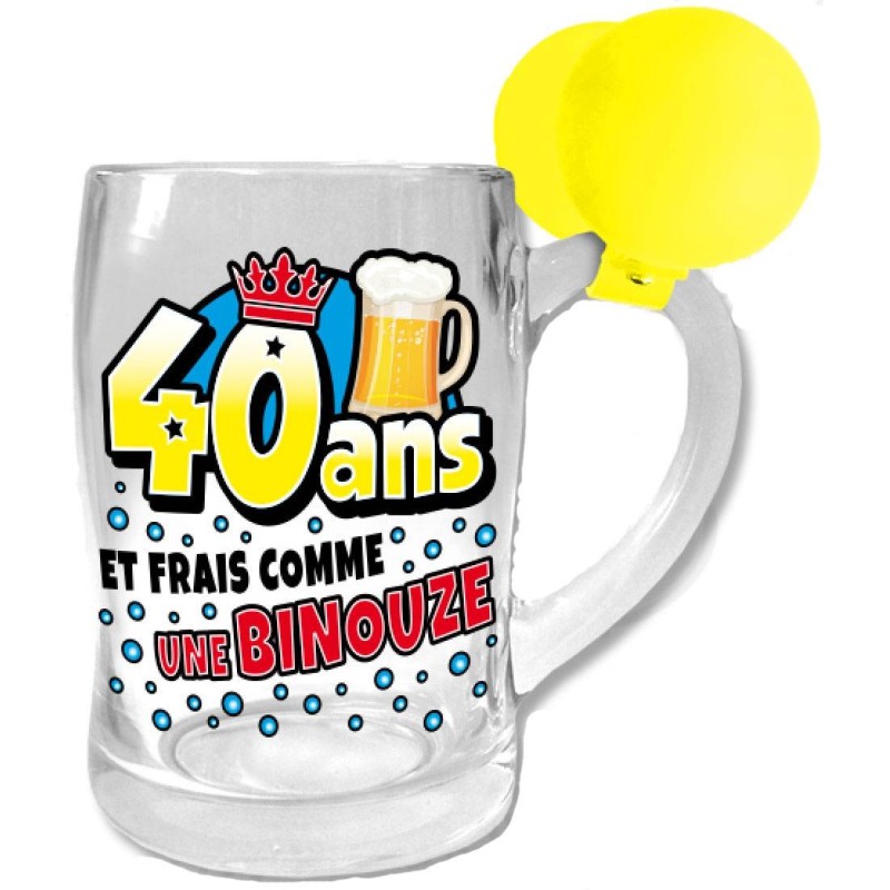 Chope Klaxon 40 ans et frais comme une binouze