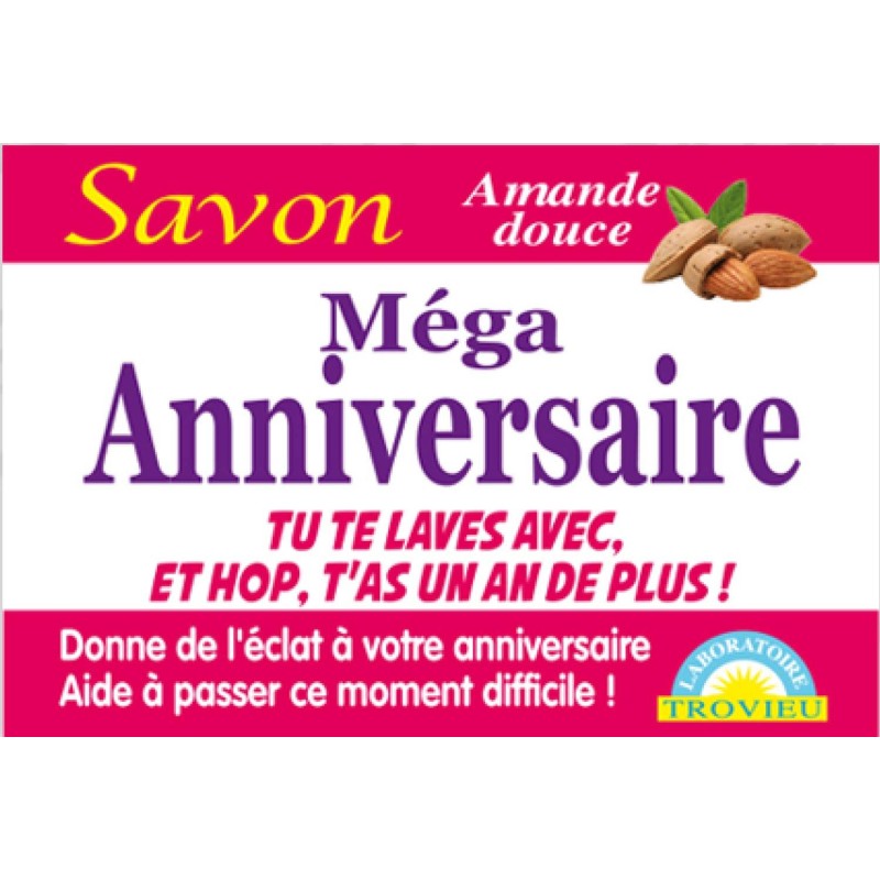 Savon méga anniversaire