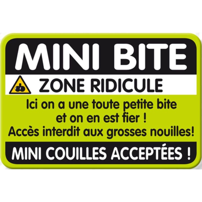 Plaque porte mini bite