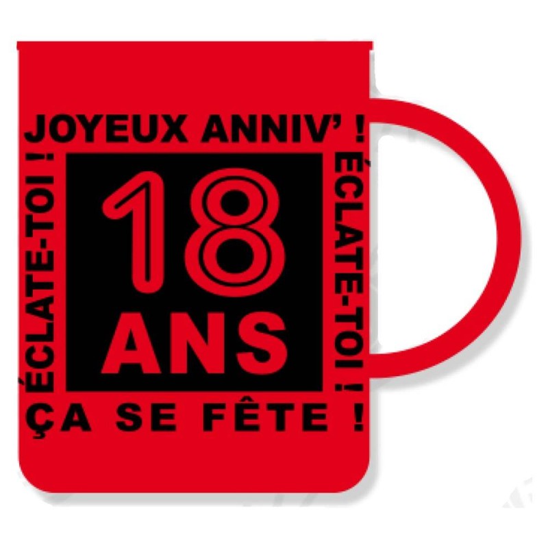 Mug 18 ans