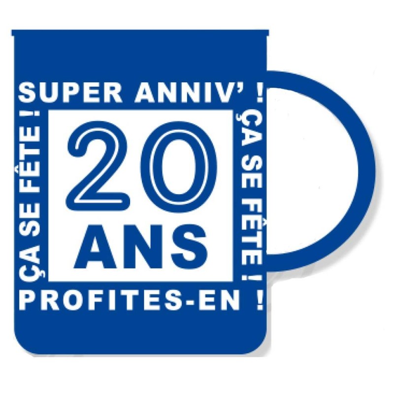 Mug 20 ans