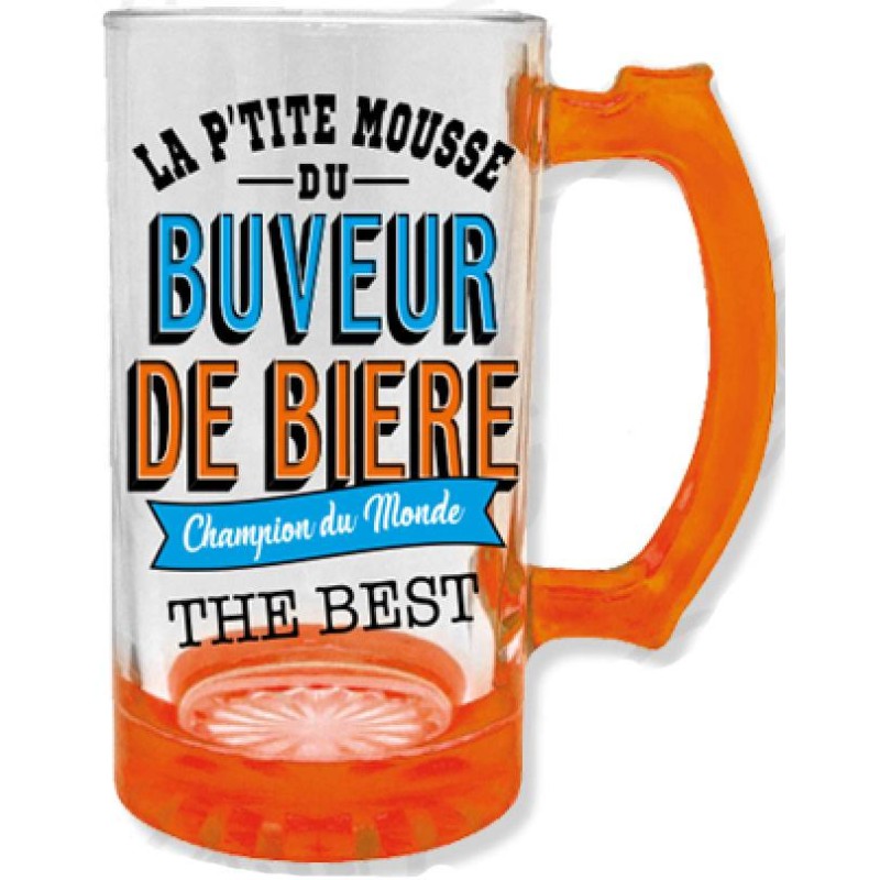 Chope P'tite Mousse du buveur de bière