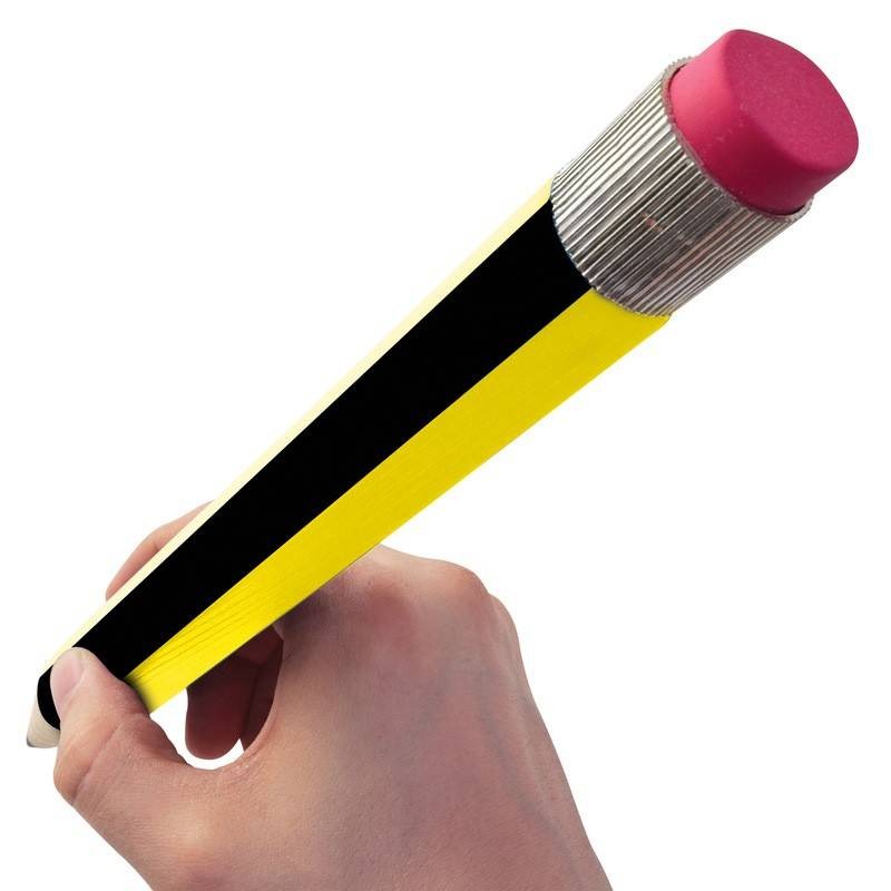 Crayon géant avec gomme