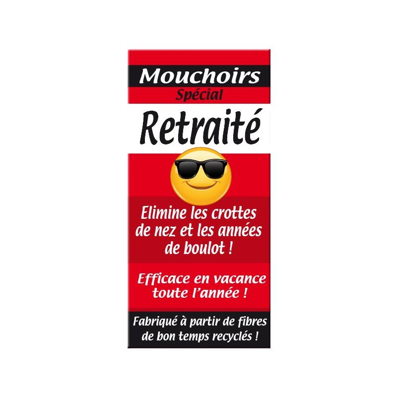 Mouchoirs papier retraité