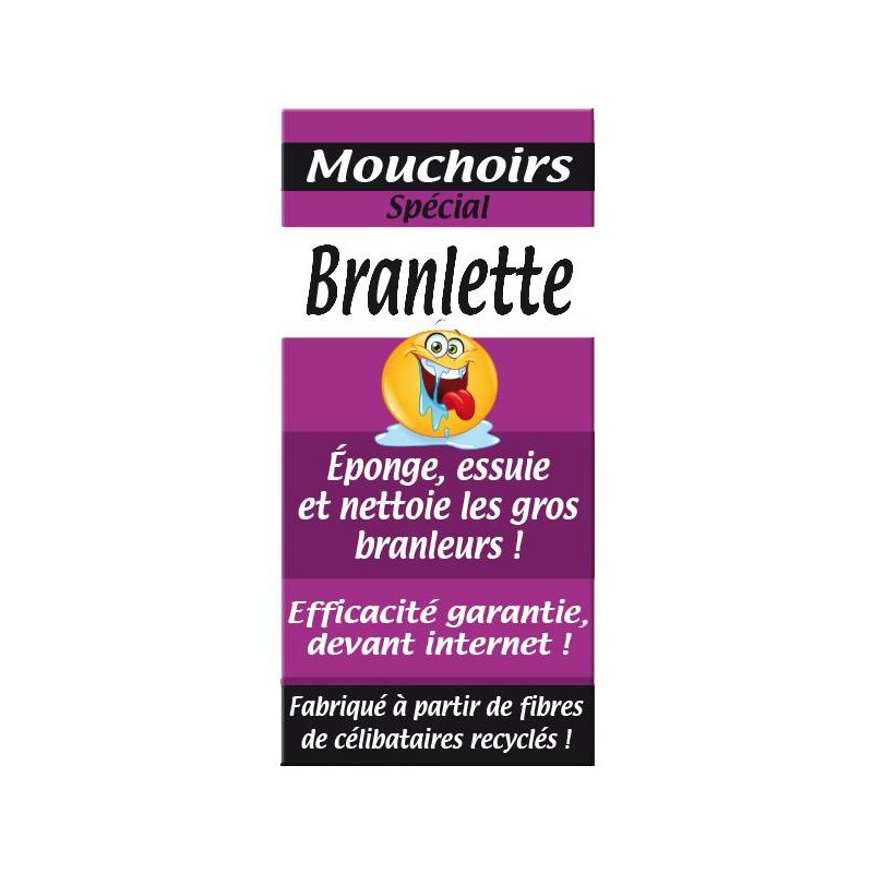 Mouchoirs papier branlette