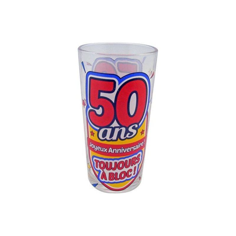 Verre soda 50 ans