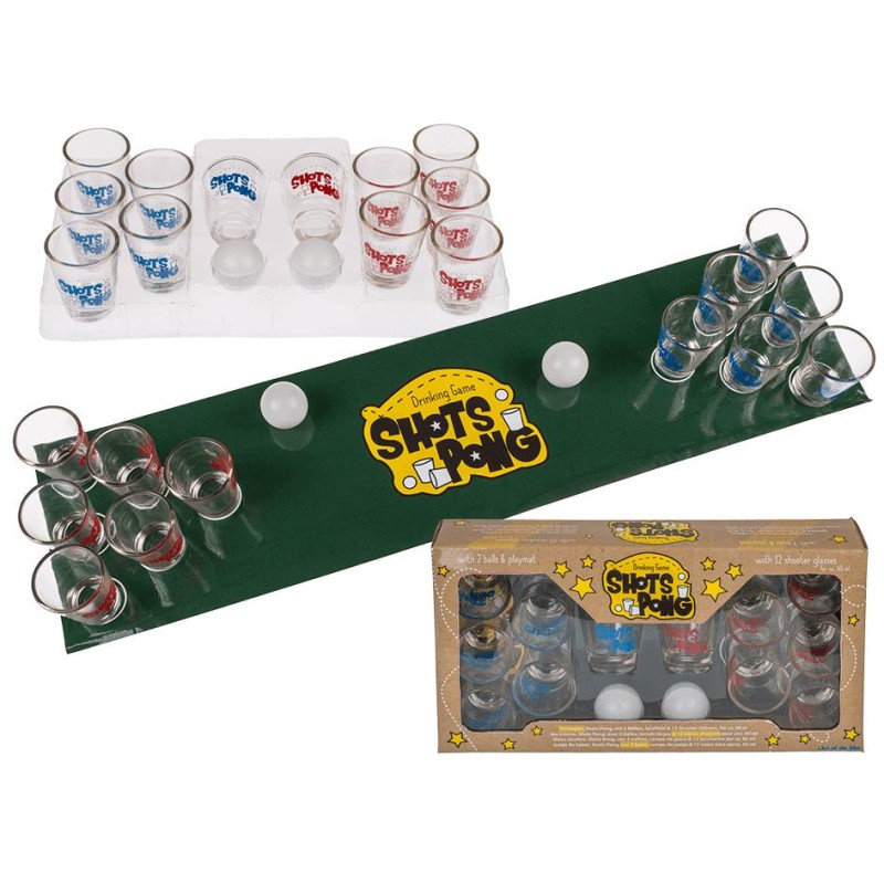 Jeu à boire "shots pong"