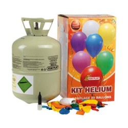 Kit helium avec 30 ballons