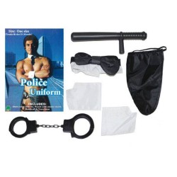 Set accessoires stripteaseur policier