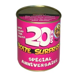 Boîte de conserve surprise sexy - 20 ans femme