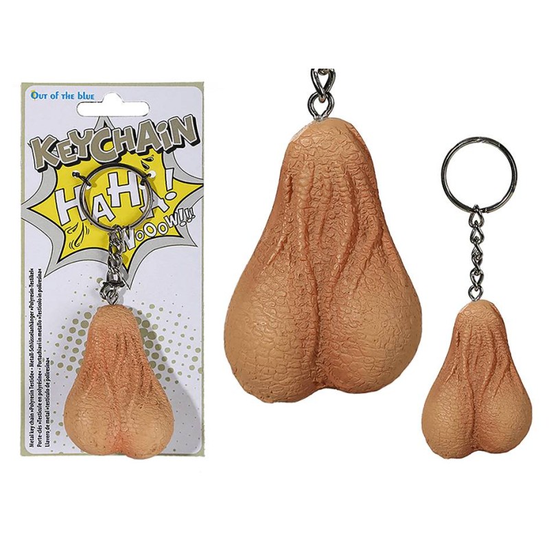 Porte-clés testicules