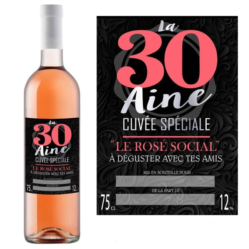 Vin rosé 30 ans