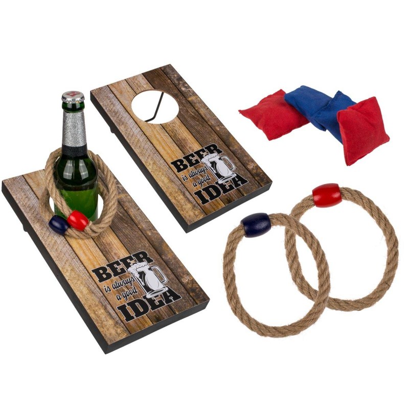 Jeu à boire "bag & ring toss"