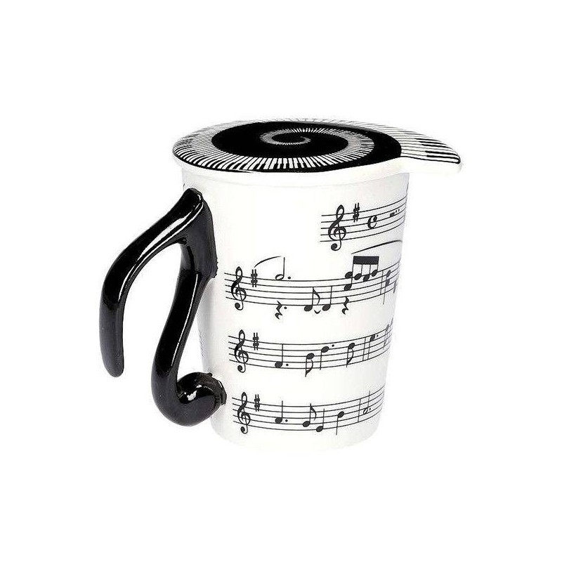 Mug musique avec couvercle