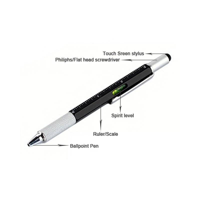 Stylo multi-usage 6-en-1