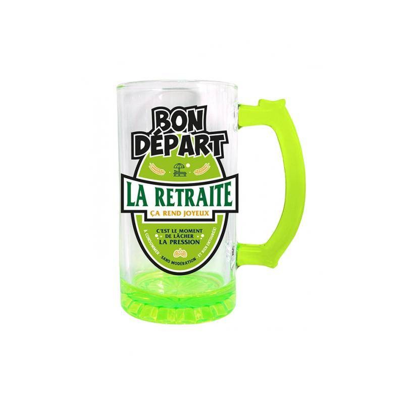 Chope à bière retraite