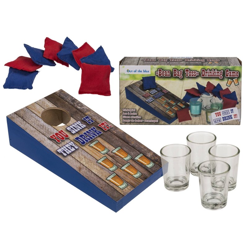 Jeu du Morpion à Boire Tic Tac Toe en Verre sur Rapid Cadeau