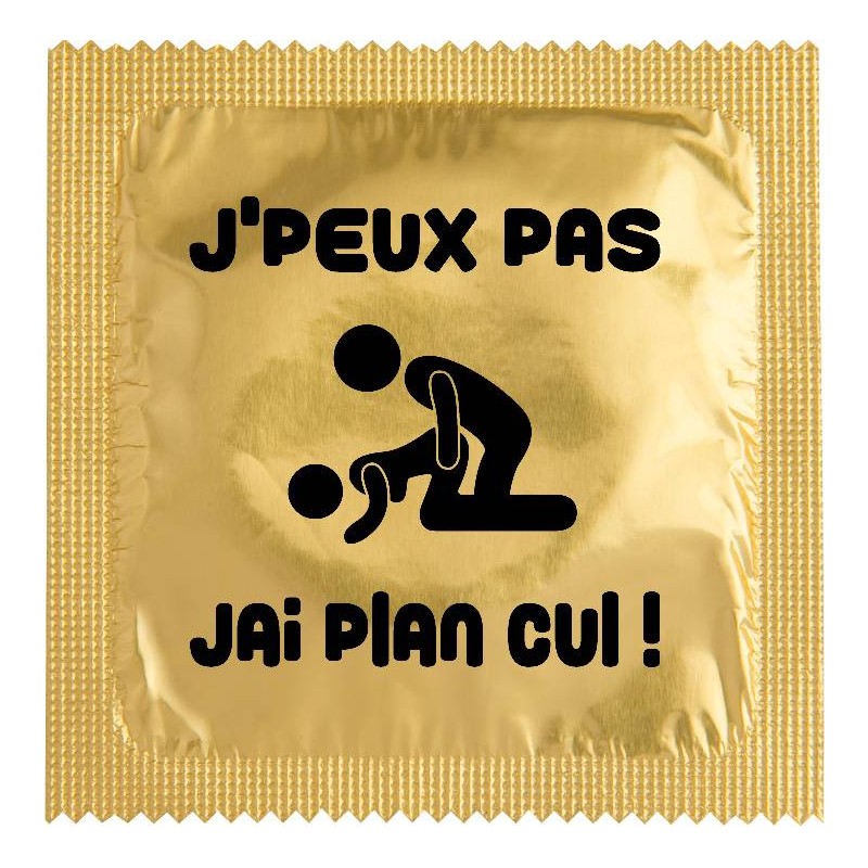 Préservatif j'peux pas j'ai plan cul