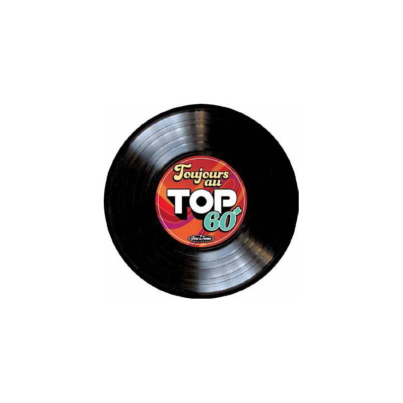 Horloge vinyle top 60