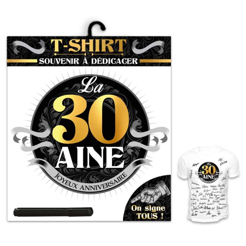 T-shirt humoristique 30 ans homme