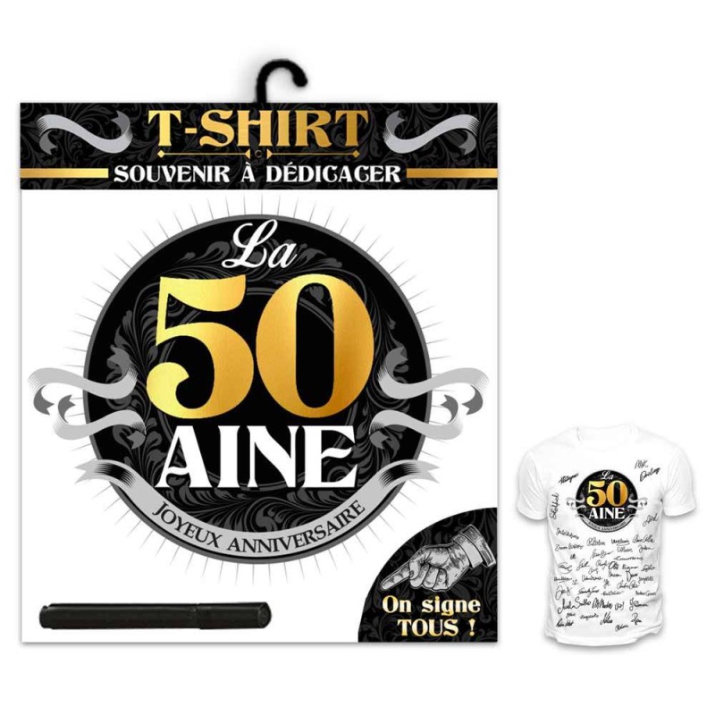 T-shirt humoristique 50 ans homme