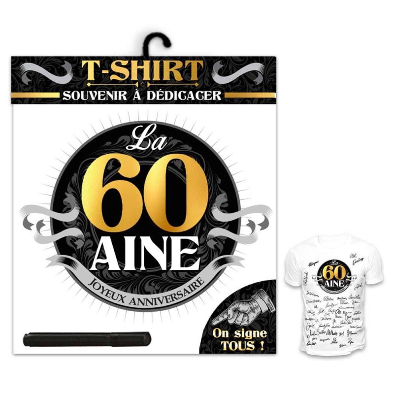 T-shirt humoristique 60 ans homme