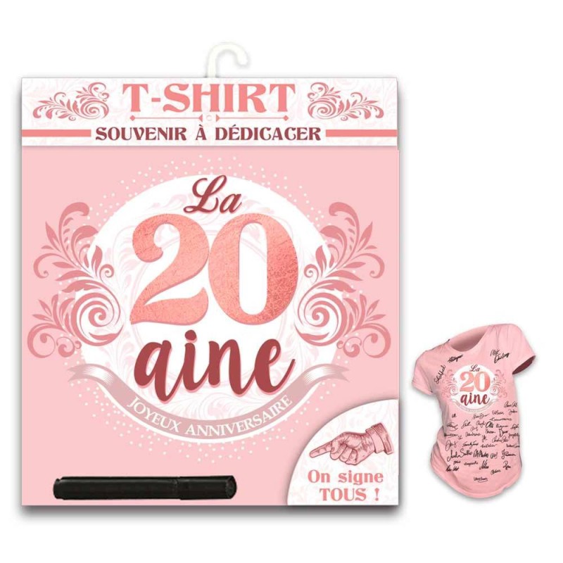 Joyeux anniversaire 20 ans cadeau 20 ans T-shirt Femme